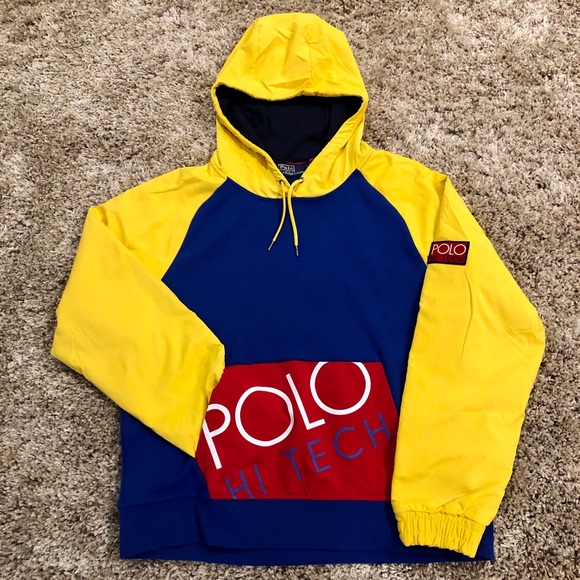 polo ralph lauren hi tech hybrid hoodie